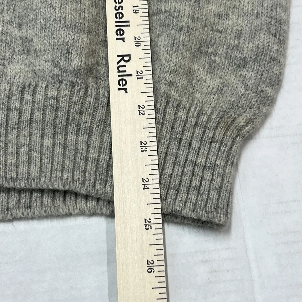 Vintage Jantzen Sweater Vest Gray Wool Blend XL Preppy Grandpa Academia Heritage